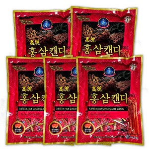 금산 고려 홍삼캔디, 500g, 5개