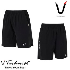 테크니스트 반바지 배드민턴 바지 여성 3부 남성 4부 팬츠 블랙 TNP6460BK