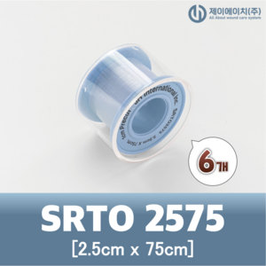 [로켓] 자극없는 실리콘겔 반창고 SRTO (에스알티오), 1개, 6개입