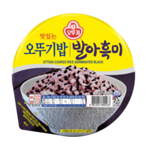 오뚜기 발아흑미 즉석잡곡밥, 210g, 6개