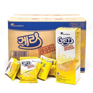 게리 치즈 크래커 180g (18g X 10개입) 개별포장 박스 12 Box, 12개