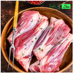 프리미엄 통양뼈사태 냉동 할랄 찜 스튜 슬로우 쿠킹에 최적 호주산 Whole Lamb Shank Perfect for Slow Cooking and Rich Flavors, 1개, 통양앞뼈사태 1kg