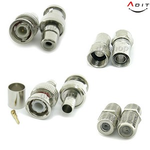 세운상가 ADIT CCTV 동축 BNC RCA RF 컨넥터 연결잭 젠더, AL0001, 1개