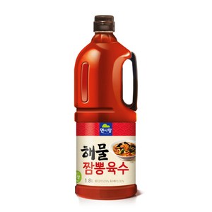 면사랑 짬뽕육수, 6개, 1L