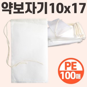 약보자기 10 x 17 PE재질 100매 걸름망 보자기 한약 추출포 다림 육수 거름망 부직포백 다시백, 걸름망보자기  PE재질, 100매[A01001][S9785], 1세트