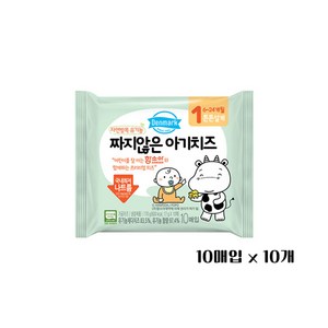 동원 덴마크 자연방목 유기농 짜지않은 아기치즈, 170g, 10개