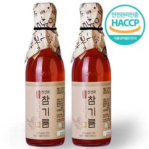 시장쏙 전연화 참기름 골드, 2개, 300ml