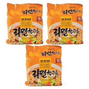 [퀴클리몰] 노브랜드 라면 한 그릇 얼큰하고 진한맛 575g, 15개