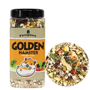 패러그린 골든햄스터 프리미엄 푸드 세척혼합, 550g, 1개