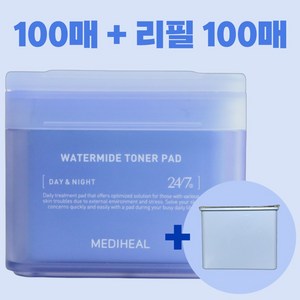 메디힐 워터마이드 속보습 패드 100매+리필 100매, 1세트