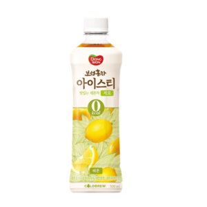 동원보성홍차 아이스티 제로 레몬, 24개, 500ml