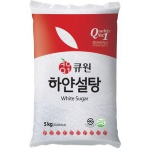 큐원 하얀 설탕, 5kg, 2개