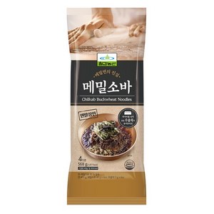 칠갑농산 메밀소바 4인분, 1개, 568g