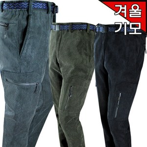 골덴지퍼바지 남자겨울기모바지 코듀로이 방한바지 건빵바지 기모팬츠