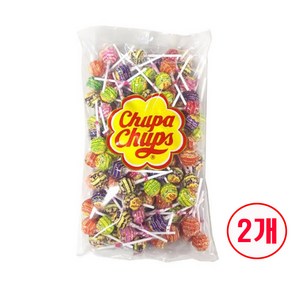 츄파춥스 리필팩(약120개들이) 7가지 맛 사탕(농심 정식수입), 2개, 1.32kg