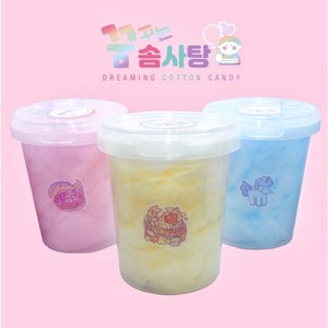 수제 솜사탕 자일리톨 솜사탕 500ml, 5개, 10g