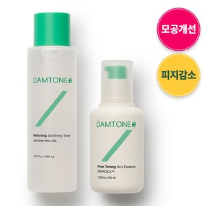 담톤 리토닝 수딩 토너 150ml + 포어 토닝 아큐 에센스 50ml, 1세트