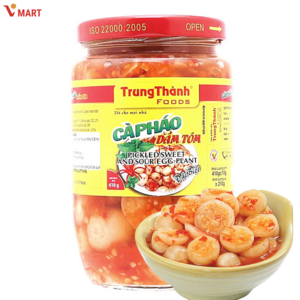 Vmat 베트남 양념 가지 피클 가지절임 CA PHAO DAM TOM 410g, 1개