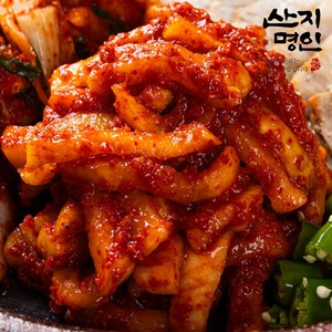 산지명인 [산지명인] 전라도 갓 담근 보쌈무김치 1kg 국내산 100%, 1박스