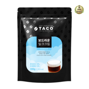 타코 보드라운 밀크 크림 파우더, 300g, 1개