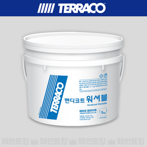 테라코 핸디코트 워셔블 5kg 친환경 내부용 퍼티, 백색, 1개