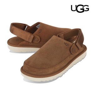 [100% 정품] 어그 UGG 슬리퍼 골든스타 클로그 뮬 실내화 체스트넛 털 여성 신발