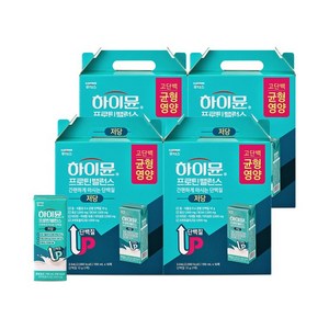 일동후디스 하이뮨 프로틴 밸런스 저당 음료, 190ml, 64개