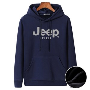 [해외] JEEP SPIRIT 남녀공용 겨울 기모 후드 티셔츠 HL6549B
