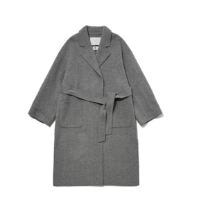 던스트 HANDMADE CASHMERE ROBE COAT UDCO4D231