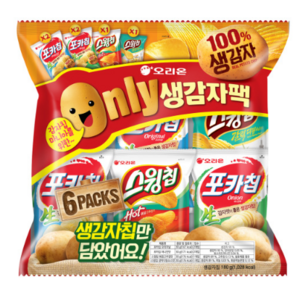 오리온 온리 생감자팩 세트, 180g, 2세트