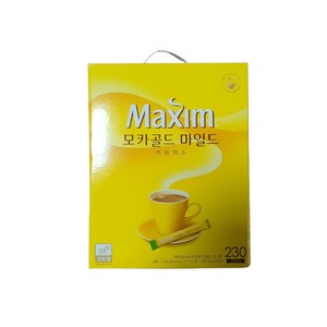 맥심 모카골드 230개입 x 4박스, 12g, 4개