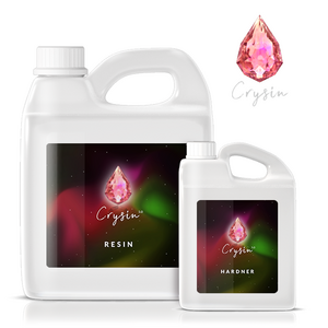 [Cysin 5.0] 크리진 4kg 세트 크리스탈레진 아트/가구/코팅용 투명에폭시