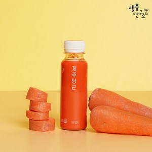 [생즙연구소] 100% 제주 구좌 당근주스 NFC 착즙 주스 HACCP 제주산 120ml, 7개