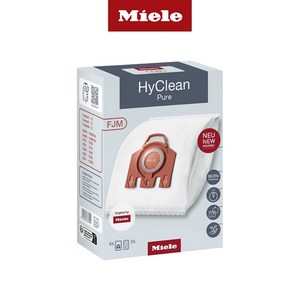 [Miele 본사] 밀레 청소기용 HyClean Pure 먼지봉투 FJM (먼지봉투 4매+에어클린 필터 1매), 단품, 1개