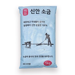 국내산 간수 빠진 신안 탈수 천일염 굵은소금, 5kg, 1개