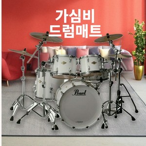 [라케스] 고급 드럼매트 부드러운 전자드럼매트 밀림방지 소음 진동방지 흡음 국산 (150x100cm), 1개, 그레이