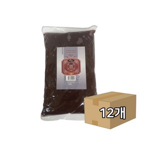 프리미엄통팥앙금-1kg(박스 판매_), 1kg, 12개