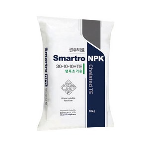 Smartro NPK 30-10-10 10kg 생육초기 수용성복합비료, 1개