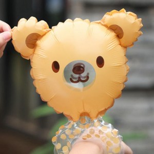 [파티지] 동물풍선 / 토끼풍선 강아지 곰돌이 호랑이 풍선, AM_E_팔찌풍선_얼굴베어