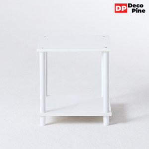 데코파인 디디에 2단400 협탁 사이드 미니 테이블 침실 침대 탁자, 2단 400협탁