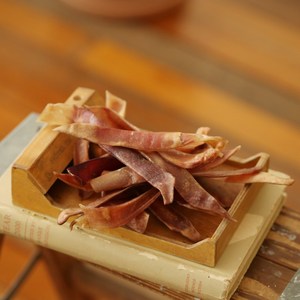 강아지 수제간식 오래먹는 돼지귀, 200g, 1개, 돼지귀 슬라이스