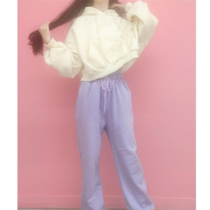 뽀송 크롭후드 양기모