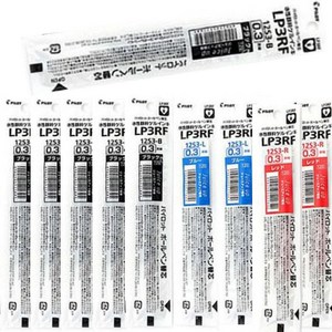 파이롯트 쥬스업 볼펜 LP3RF12S3 리필 세트, 쥬스업 리필 0.3 흑색6개+청2개+적색2개 세트