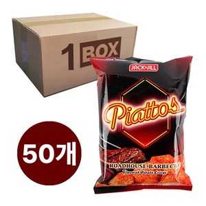 잭앤질 피아토스 바베큐맛 과자, 85g, 50개