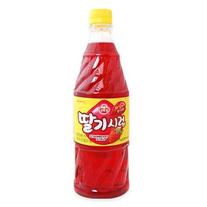 [오뚜기] 음료베이스 시럽, 1kg, 1개