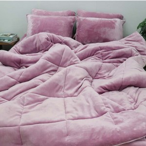 극세사이불 겨울 따뜻한 두꺼운 먼지없는 프리미엄 장모 밍크 극세사 부드러운 포근한 극세사이불세트 침구세트