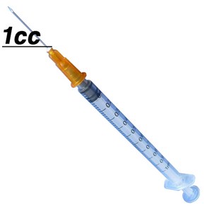 일회용 주사기 1CC 100개