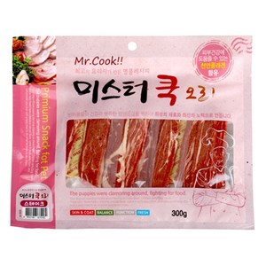 미스터쿡 강아지 간식 스테이크 300g, 오리, 10개