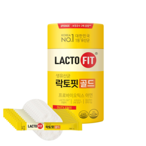 종근당건강 락토핏 생유산균 골드, 350g, 2개