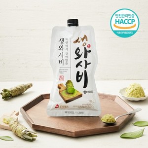 주비푸드 자연에서 갈아만든 생와사비 750g 업소용, 자연에서 갈아만든 생와사비 750g x 10개, 10개